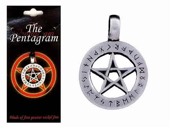 PENTAGRAM Pewter Pendant - style 9 PENTAGRAM Pewter Pendant - style 9